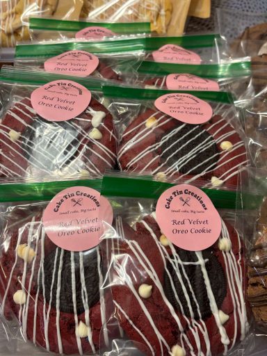 Red Velvet Oreo cookies