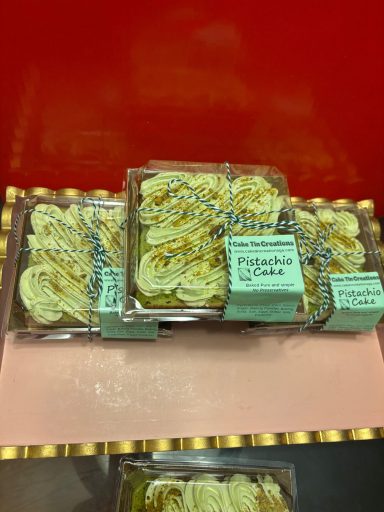 Pretty Pistachio Cake